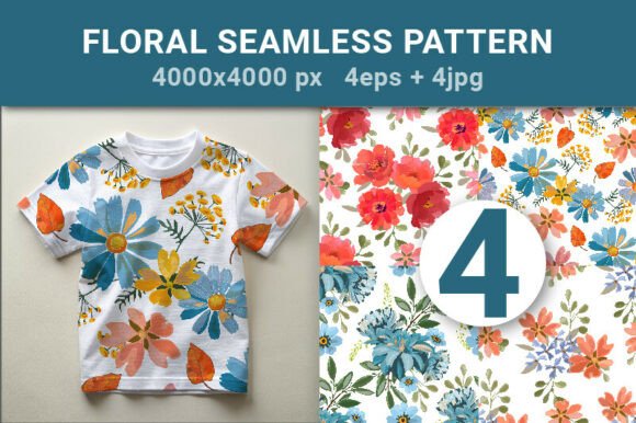 4 Seamless Floral Patterns: Integrating Vector Assets into Professional Design Workflows