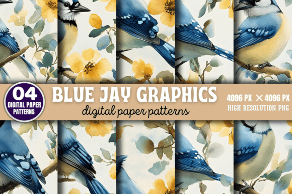Blue Jay Graphics Patterns 5: A Comprehensive Guide to Digital Paper Design