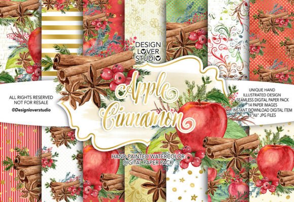 The Renaissance of Hand-Painted Authenticity: Why Watercolor Apple Cinnamon Patterns Are Reshaping Digital Design